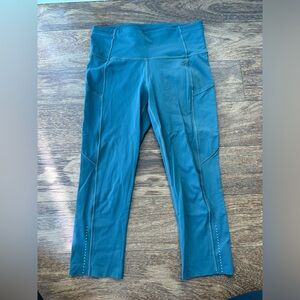 Lululemon Fast and Free High-Rise Crop 19” with Pockets